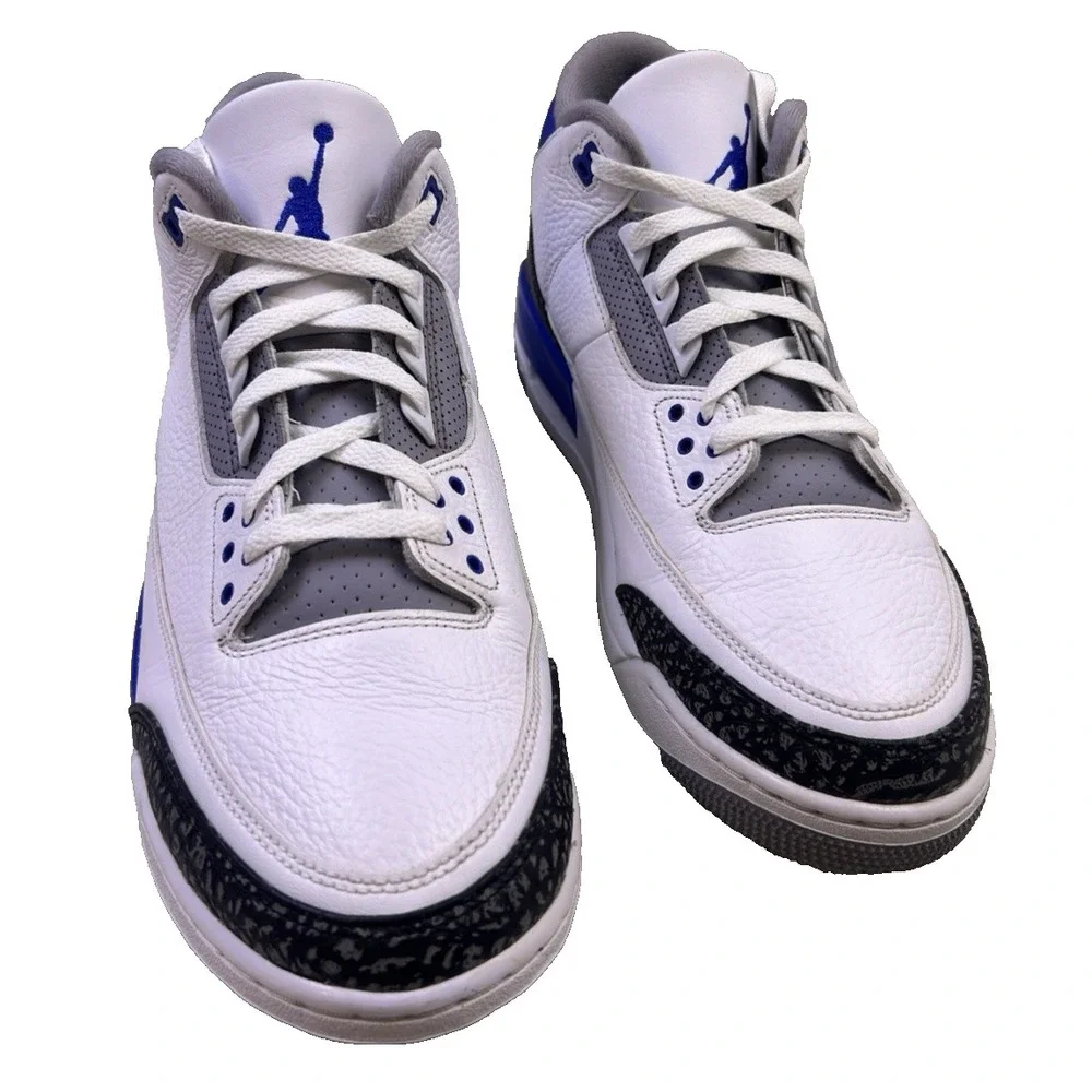 Size 13 - Jordan 3 Retro Mid Racer Blue   CT8532-145